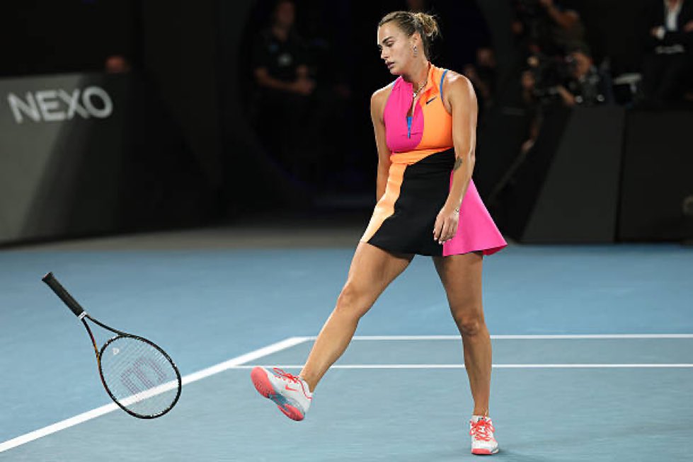 Saba you will win AO for sure. Not today but next year 🎾🏆🐯