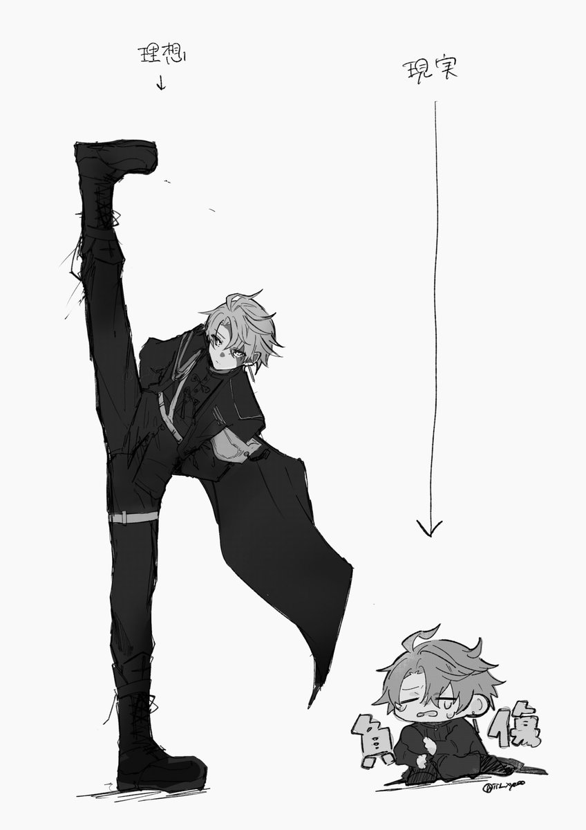 iil_xyz00's tweet photo. 軍人が片足あげるやつパロ🌞 https://t.co/HgzxO3xvHx