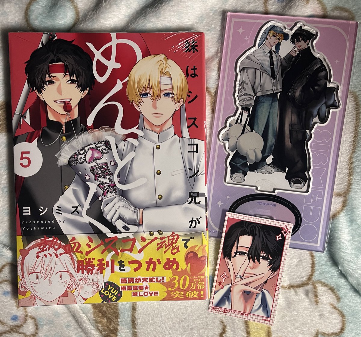 シスめど5巻届いた!! まさか特典推しの真紘さん!!嬉しい!! 読むのが