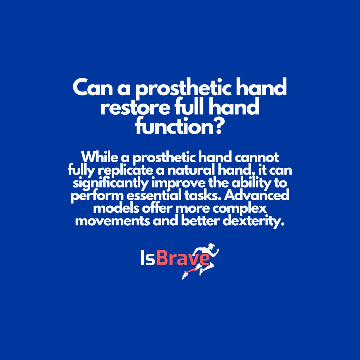 Can a prosthetic hand restore full hand function?
While a prosthetic hand cannot fully replicate a natural hand, it can significantly improve the ability to perform essential tasks. Advanced models offer more complex movements and better dexterity.