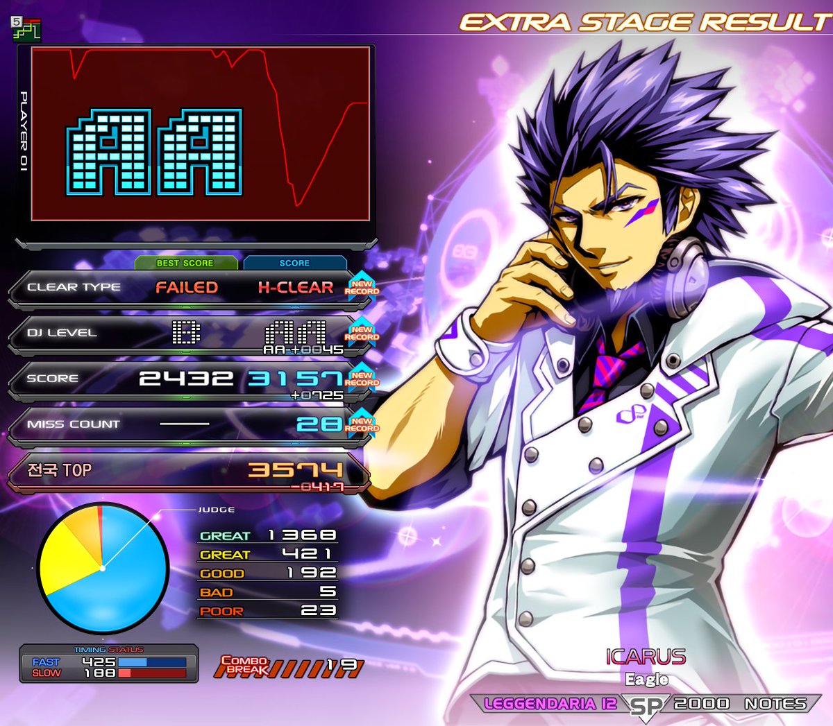 흑이카 하드 따봉