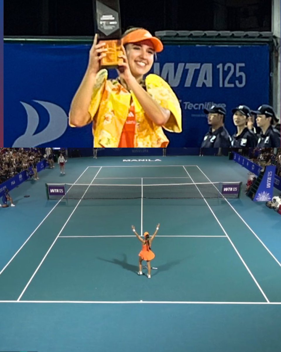 Mientras muchos colombianos dormían, María Camila Osorio lograba el primer título WTA del año (4º en su palmarés) 🇨🇴🎾 

Una épica remontada en Filipinas 👏🏻 <a href="/CamiOsorioTenis/">Camila Osorio</a>