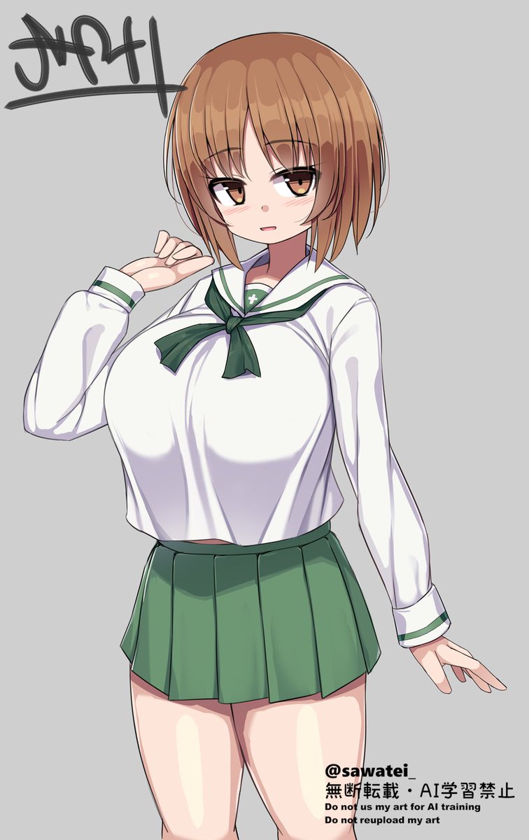 ガルパン、みほ殿 