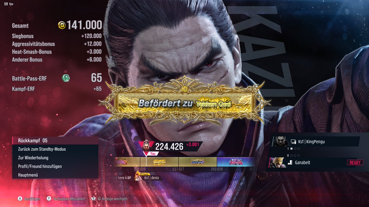 Kazuya Tekken God was Pain.. but finally! 🥊