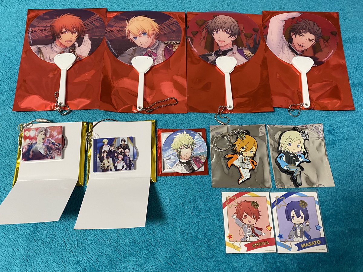 交換】うたプリ 15th ワンダーランド WL 提供: ミニクリアうちわ→音也