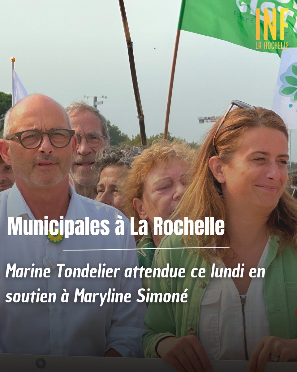 La cheffe des écologistes et candidate à l’élection présidentielle évoquera la surincidence des cancers dans l’ouest de La Rochelle, avant de participer à une réunion publique | shorturl.at/9OV2q