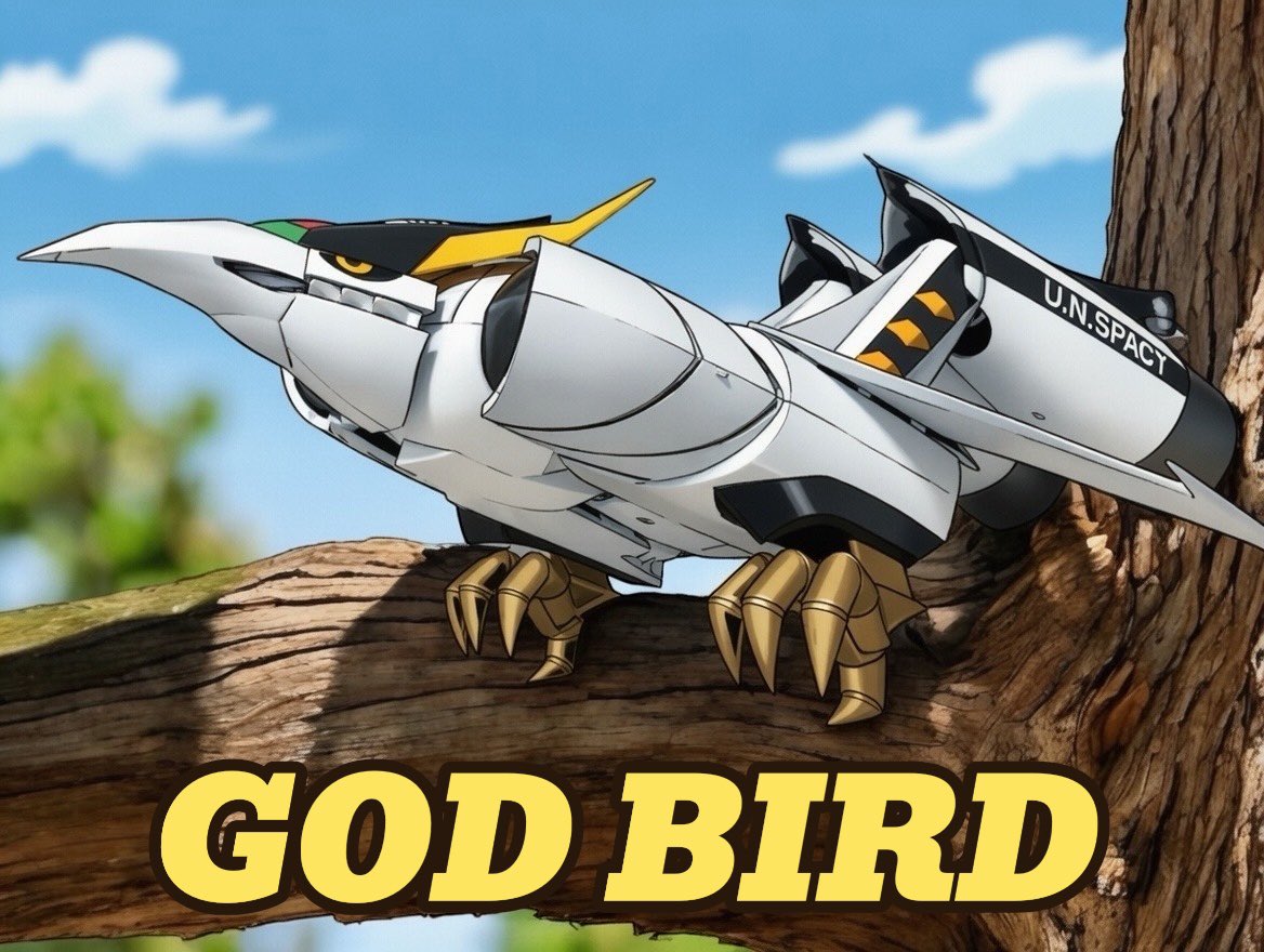 ⭐︎鳥3王⭐︎ 窓から空をみていると とてもスゴイ鳥を見たんだ Grok で模型をアニメ