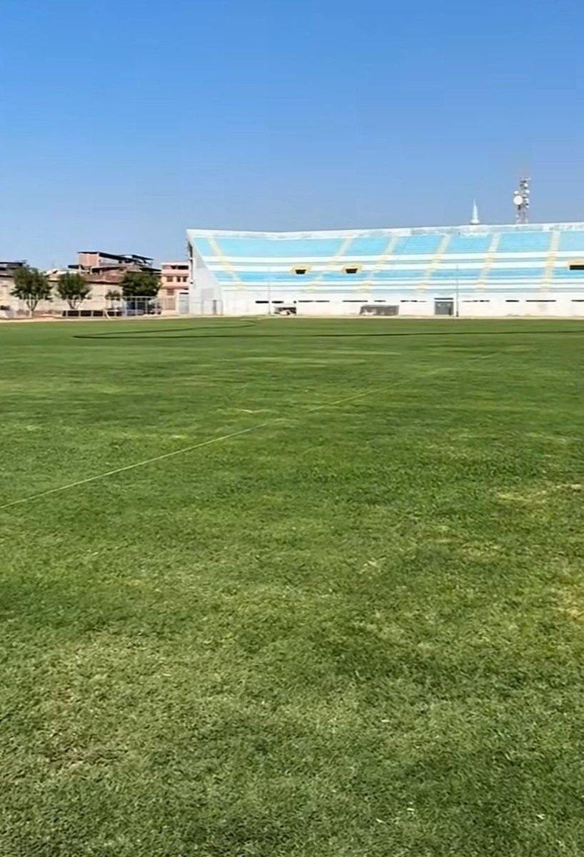 RePiura's tweet photo. 🔥 Así luce la cancha del Estadio 🏟️ Campeones del 36 previo al partido de Alianza Atlético 🆚 Cusco FC. 

📢El 🏟️ recinto está aprobado por la Comisión de Licencias de la Federación Peruana de Fútbol. https://t.co/93wRkJZKWL
