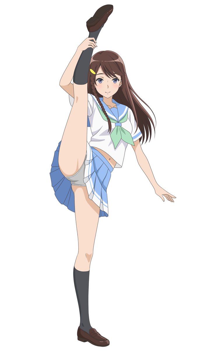 I字バランスも得意な森ガール
少し修正して雑賀さんらしい顔になったと思う
 #今月描いた絵を晒そう