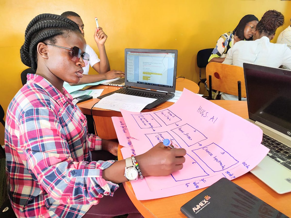 miic_ug's tweet image. Today, we continue our Automatic Speech Recognition sprint with a co-design session led by Daniella Akellot 

Key focus areas:
1.Discovering user needs
2.Defining problems 
3.Developing concepts
4.Delivering solutions

#InnovateWithUs @senses_hub @gdi @GDIHub