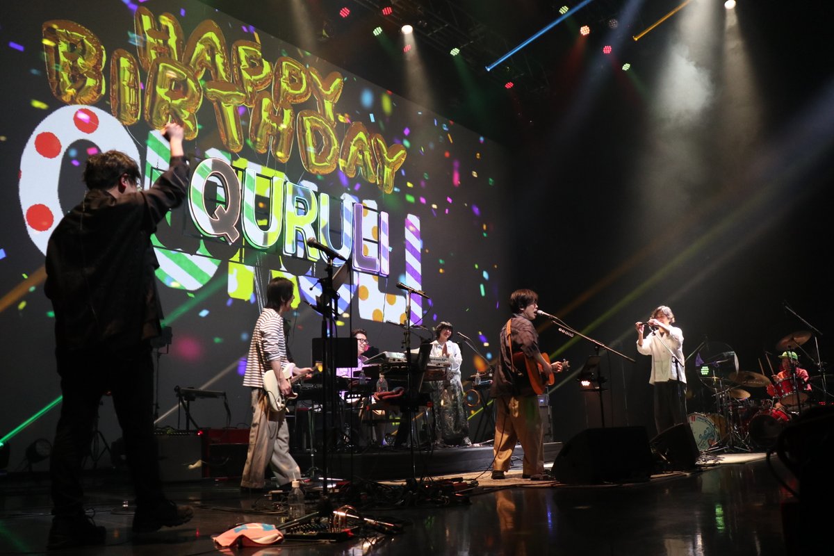 qrlinfo's tweet photo. ツアー15本目、Zepp Haneda (TOKYO)公演が終了しました。これをもって「くるりツアー25/26 ～夢のさいはて～」全公演終了になります。お越しくださった全国の皆さま、本当にありがとうございました！
次の公演は02/13(金) GORILLA HALL OSAKA『ROCK or LIVE！-ロックお笑い部- Vol.9』に出演します。
#夢のさいはて #くるり