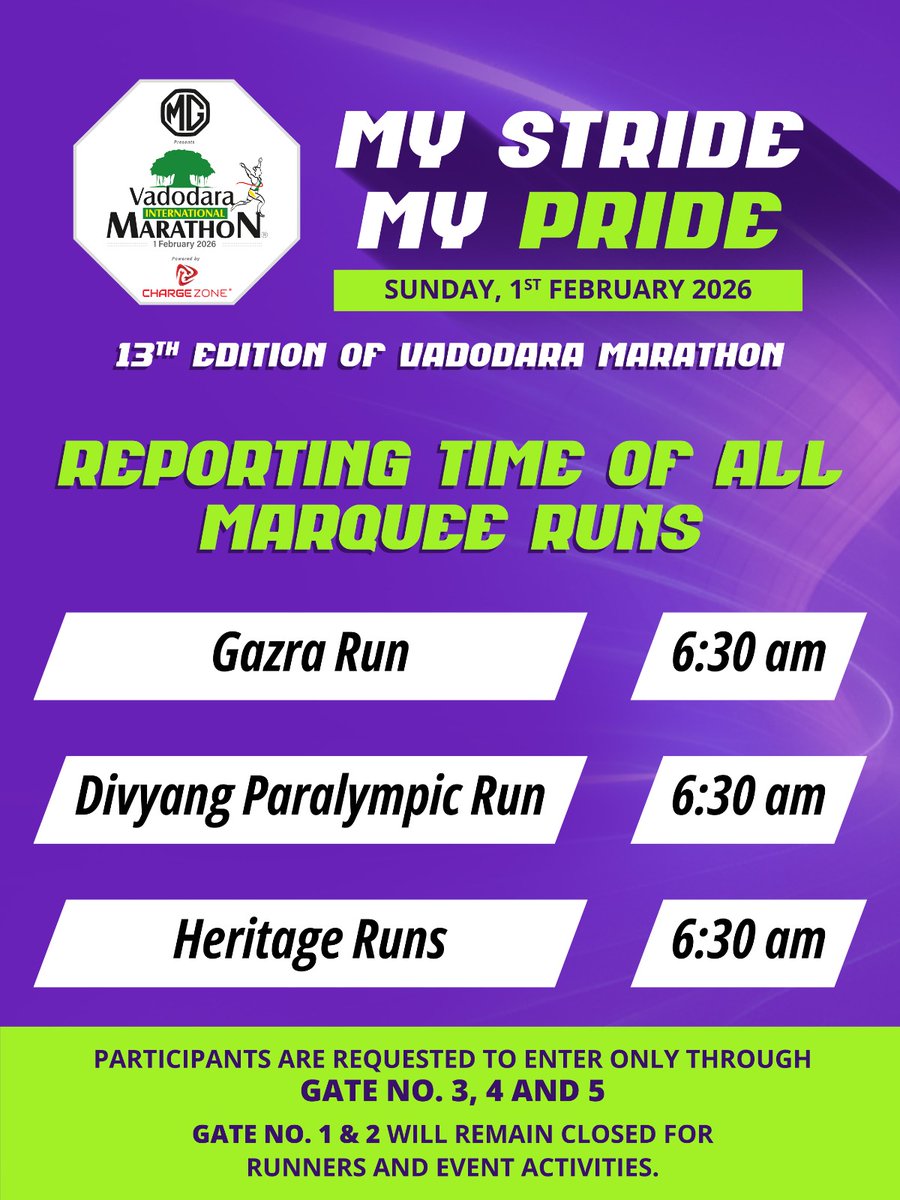 Vadodara Marathon tweet media