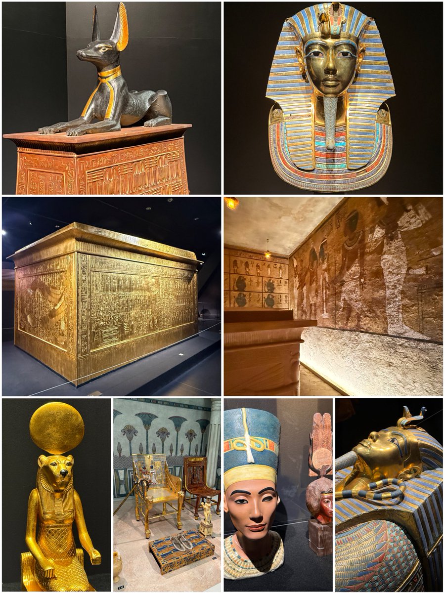 𓁢 𓁟 𓀃 𓋹 𓃠𓁹𓁢 𓁟 𓋹 𓅓 𓃠𓁹 今日は念願の“体幹型古代エジプト展