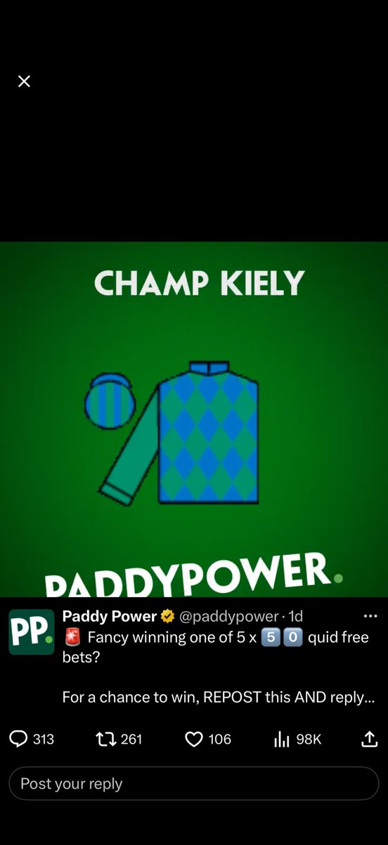 MikeableGaming's tweet photo. @paddypower Fingers are crossed for whomever this is https://t.co/NDUx6VMQm9