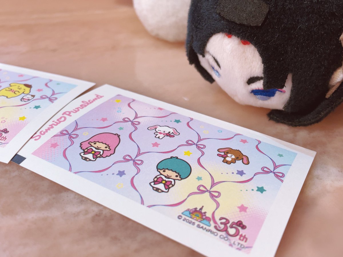 っぱピューロよ😏 牛若丸のおなまえホルダー作ったよ お友達と行く