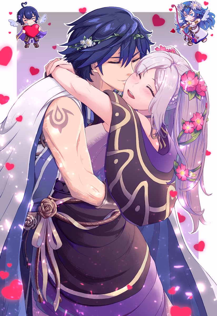 Happy Valentines Day !
Commissioned by <a href="/lampreylarry/">LampreyLarry</a> ! Thank you~
#FireEmblem #Chrobin #ファイアーエムブレム