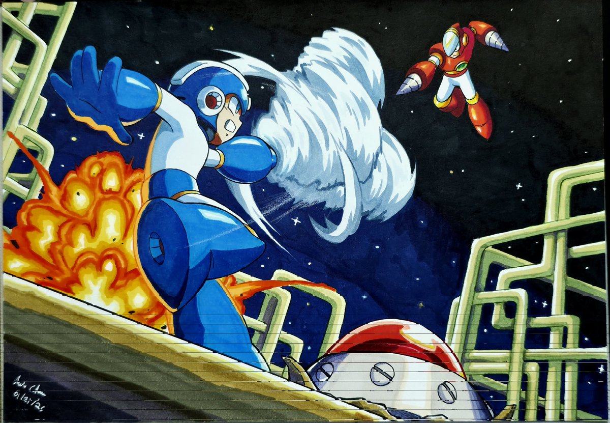 Mega Man 2: Mega Man vs Crash Man