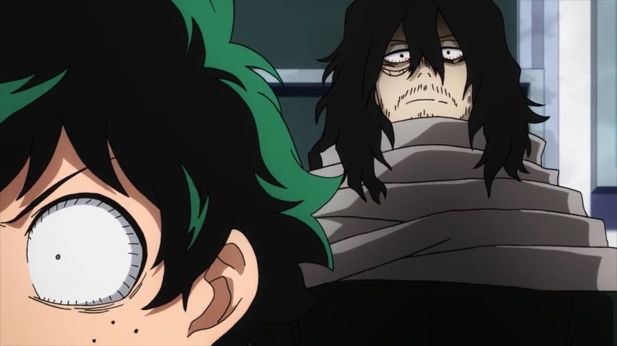 3bakahj's tweet photo. IZUKU DO NOT LOOK BEHIND YOU. DO NOT TURN AROUND. https://t.co/GRksppMP8h