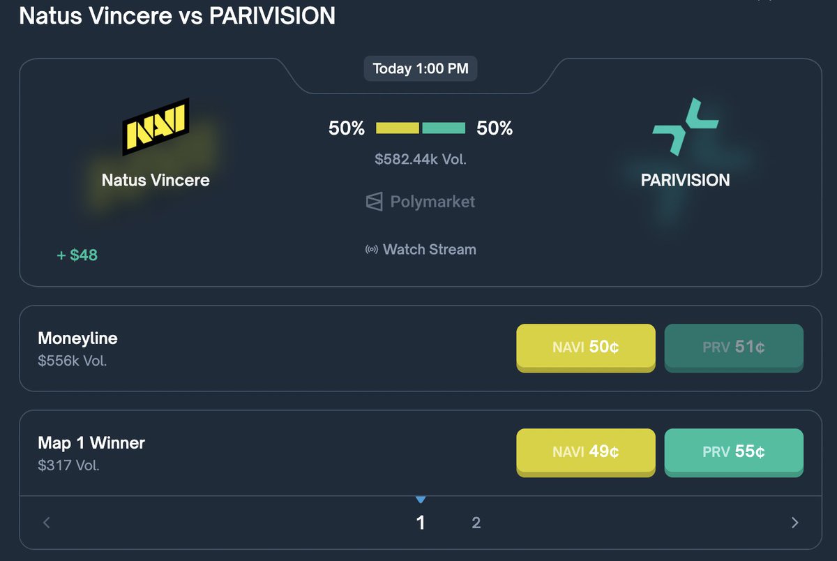 RadarXFi's tweet photo. NAVI vs PARIVISION IS A TRUE 50/50 TODAY 👀

NAVI have proven they can win tight series, and PARIVISION isn’t a team that folds under pressure

If this goes to a deciding map… anything can happen. https://t.co/9L95HMAfUv