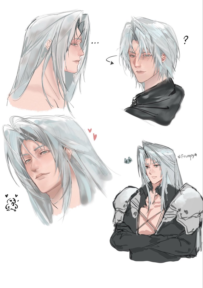 la_labella16's tweet photo. Doodles! #Sephiroth #FF7 https://t.co/3E8I3QwCDs