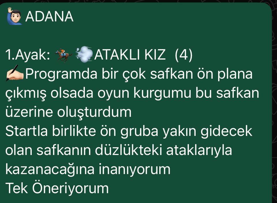 😎VARMI İTİRAZI OLAN?
✍🏻YİNE YENİDEN YAZIYORUM
👋🏻TEK BENDEN SORULUR 
✅ATAKLI KIZ
✨2024’de 284.TEK
✨2025’de 305.GÜNDE 395.TEK
✨2026’da 31.GÜNDE KAZANAN 34.TEK

🤫ÜYELERİMLE GRUBUMDA TEKLERİME DEVAM EDİYORUM
🙋🏻‍♂️ HERKES KONUŞUR BENİM TEKİM KAZANIR <a href="/geldibitalih/">Bitalih</a>
📱555-109-37-03