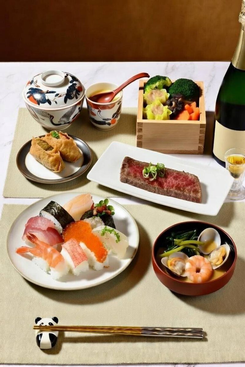 mossy084's tweet photo. こんばんは
誕生日お祝い🎁🎂友達にして頂きましたよ

👨‍🍳和牛の🥩と握り🍣、稲荷寿司、里芋鶏肉煮物

茶碗���しと枡器蒸し物、お吸い物

全て手作り👨‍🍳

きのこの山たけのこの里Mc Flurry

㊗️🎂🥂🍻感謝💕

楽しかった
✉️メッセージ🙇 https://t.co/SOvpDlIydQ
