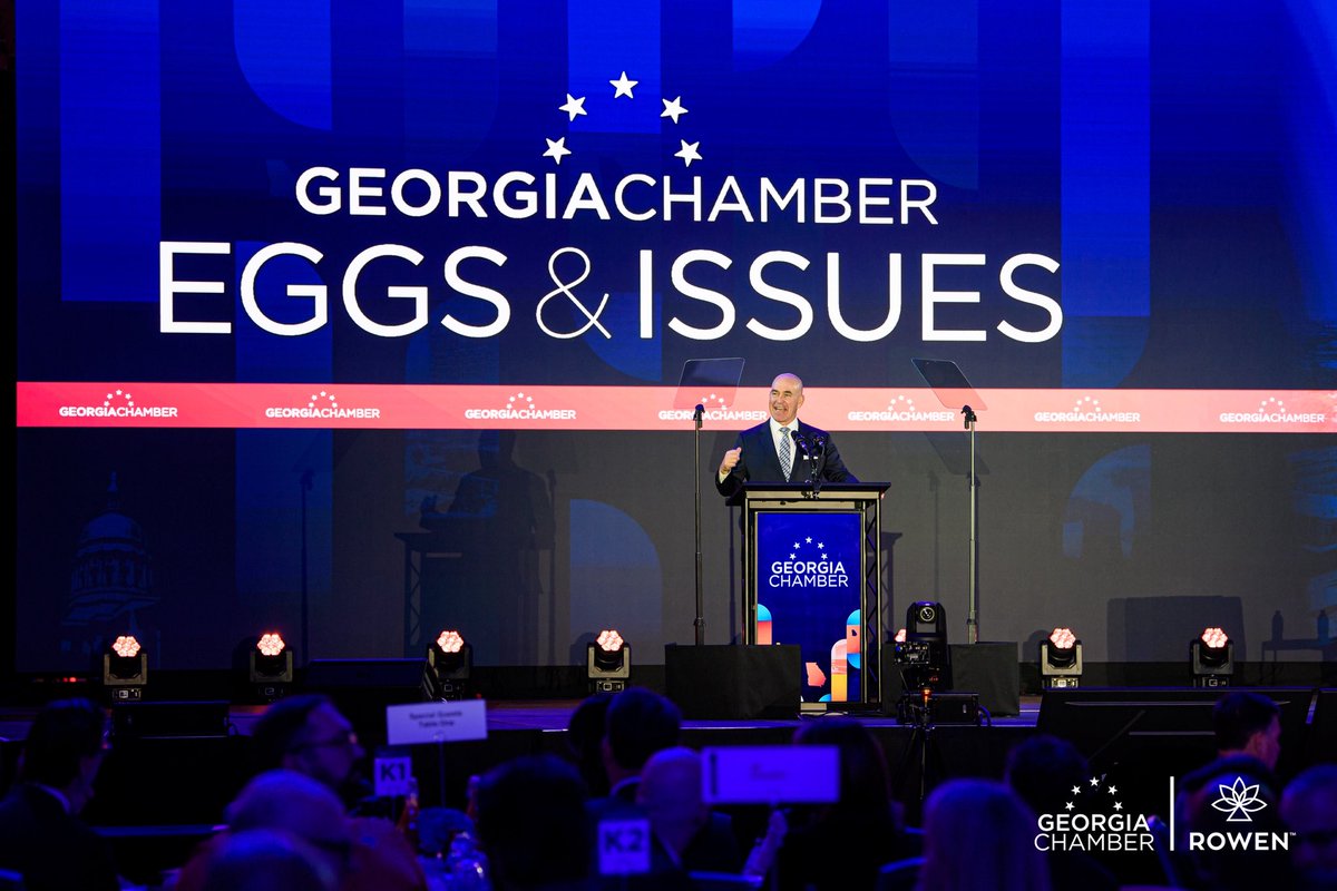 Earlier this month, I enjoyed some good food and even better conversation at the Georgia Chamber of Commerce’s Eggs &amp; Issues Breakfast. I am grateful for mornings like this!