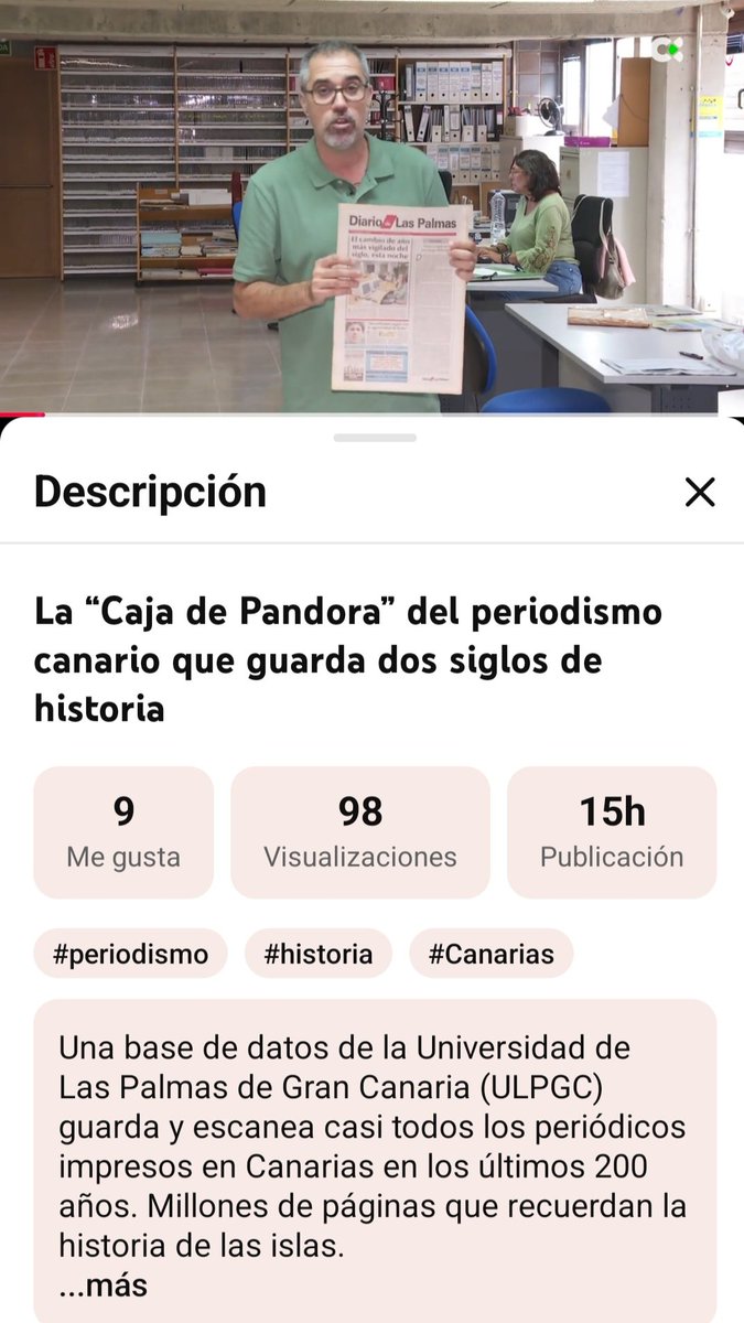 El periódico de ayer. Visitamos la <a href="/ULPGC/">ULPGC</a> y conocemos su peculiar arca de Noé

📽️youtu.be/GFsNXNs3aKk?si…