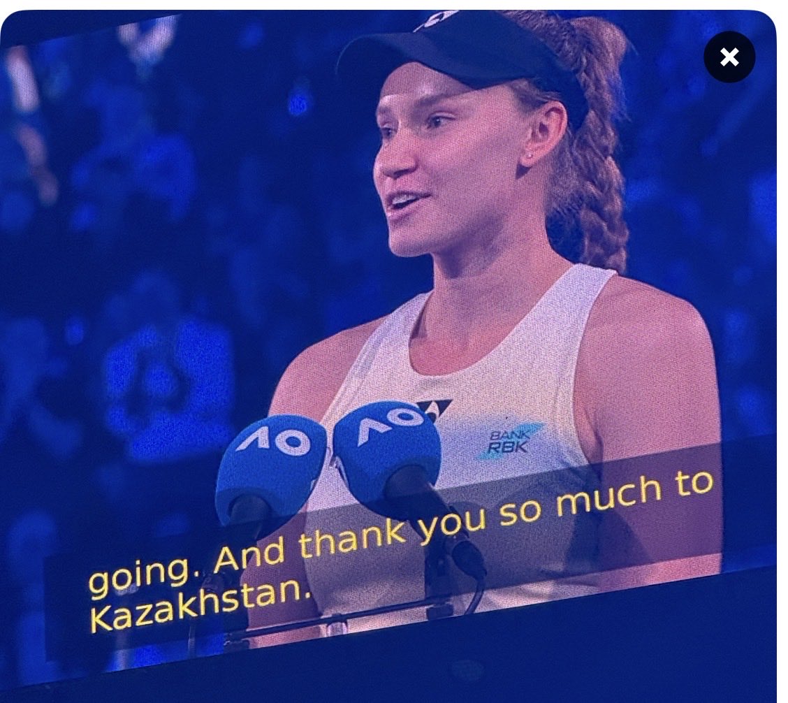 gyrymd's tweet photo. Today Jan 31, Saturday 2026
Enjoyed the terrific Women’s 
#AusOpen  between Sabalenka and #Kazakhstan  Rybakina  Went to 3sets and a new Australian queen was born!!Rybakina was calm and cool Her returns were accurate and thrilled the audience https://t.co/Il714ztAYA
