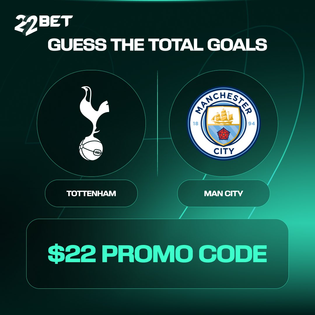 22bet_ke's tweet image. Spurs 🆚 Man City — a clash built for goals 🔥
High tempo. Big chances. Non-stop action ⚽
Can you predict the total number of goals in this match?
🎁 Get it right and win a $22 promo code
👇 Drop your prediction below
