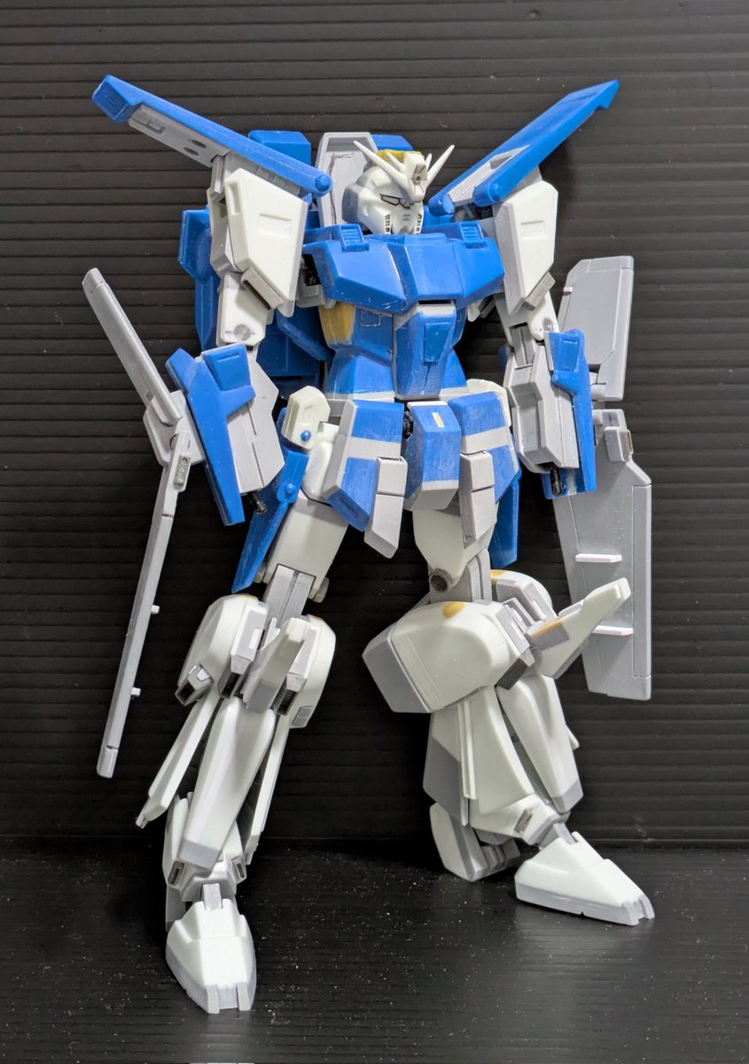 k_uchi_modeling's tweet image. #ガンプラ好きと繋がりたい 
#旧キット　1/144ZZガンダム
進んでないようで進んでる