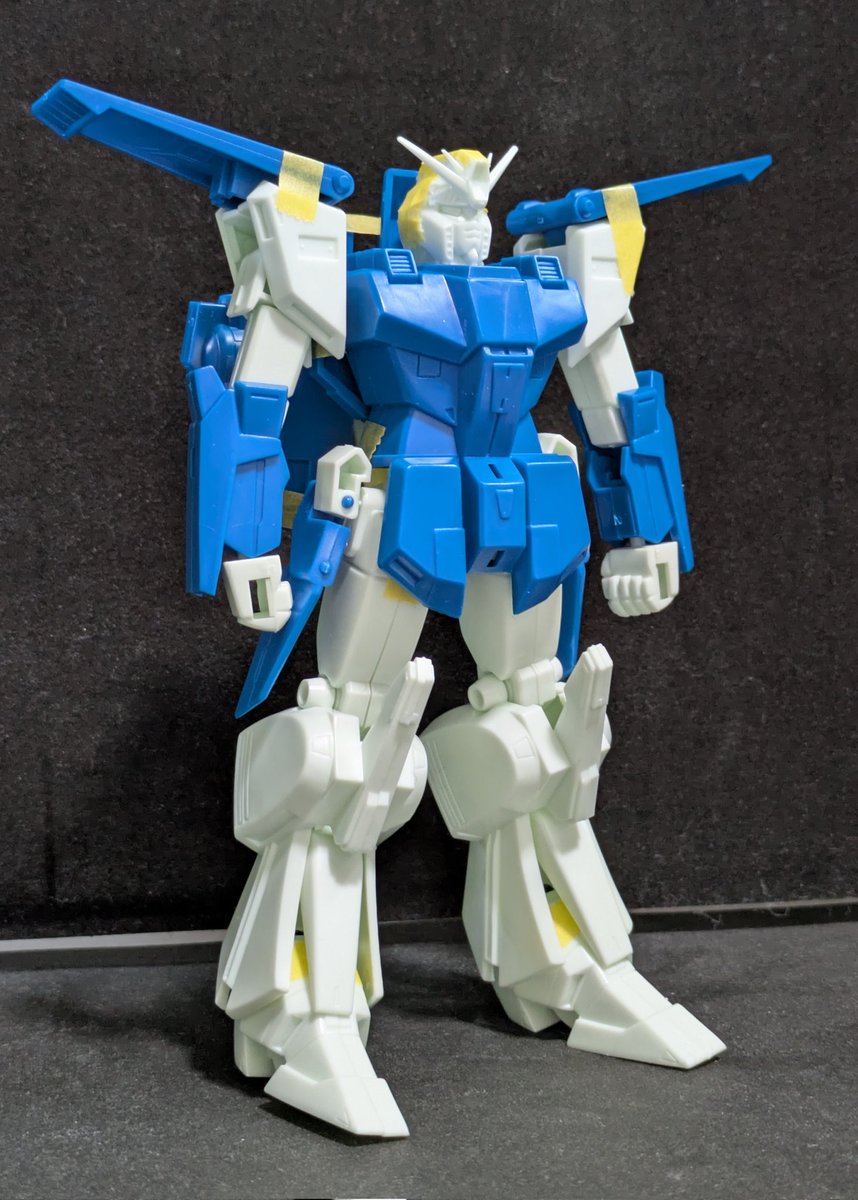 k_uchi_modeling's tweet image. #ガンプラ好きと繋がりたい 
#旧キット　1/144ZZガンダム
進んでないようで進んでる