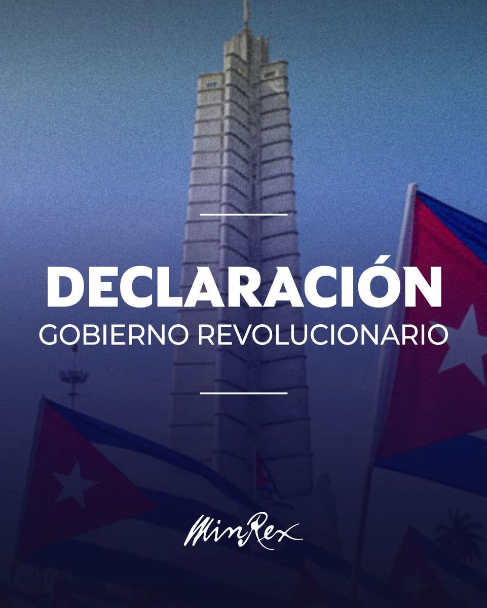 La #BMCCaboVerde apoyamos la Declaración del Gobierno Revolucionario.
#CubaCoopera 
#CubavsBloqueo 
#CubaVencerá 
#FidelporSiempre