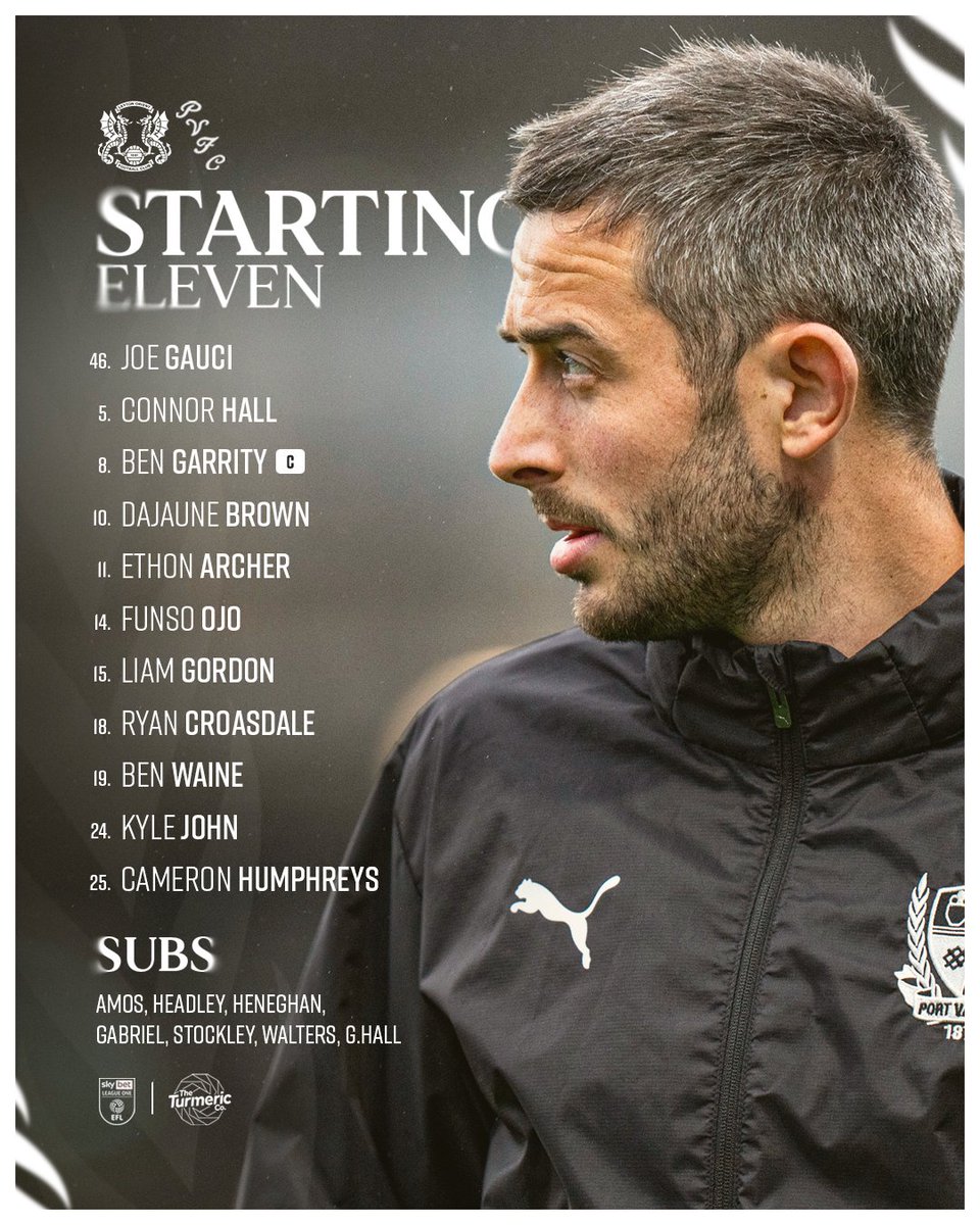 OfficialPVFC's tweet photo. 📰 TEAM NEWS

This is how we line up to take on Leyton Orient this afternoon! 👊

#PVFC | @TheTurmericCo https://t.co/Tuw1JStbcq