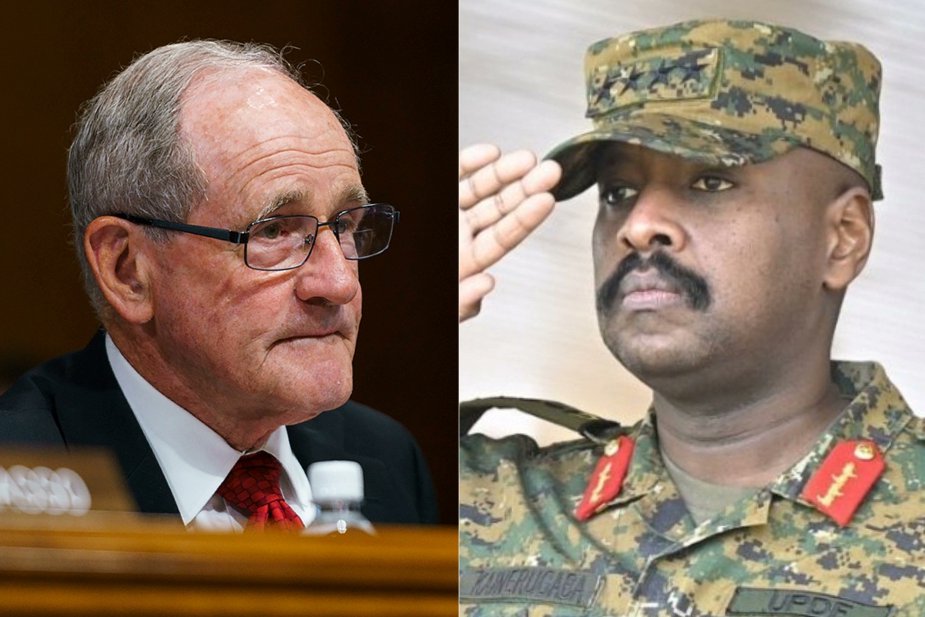 flashfmrw's tweet image. Leta Zunze Ubumwe za Amerika biciye muri Senateri Jim Risch ukuriye Komisiyo y’Ububanyi n’Amahanga mu nteko ishinga amategeko yazo, zateye utwatsi imbabazi ziheruka gusabwa na Gen. Muhoozi #Kainerugaba, zigaragaza ko yamaze kurenga umurongo utukura.