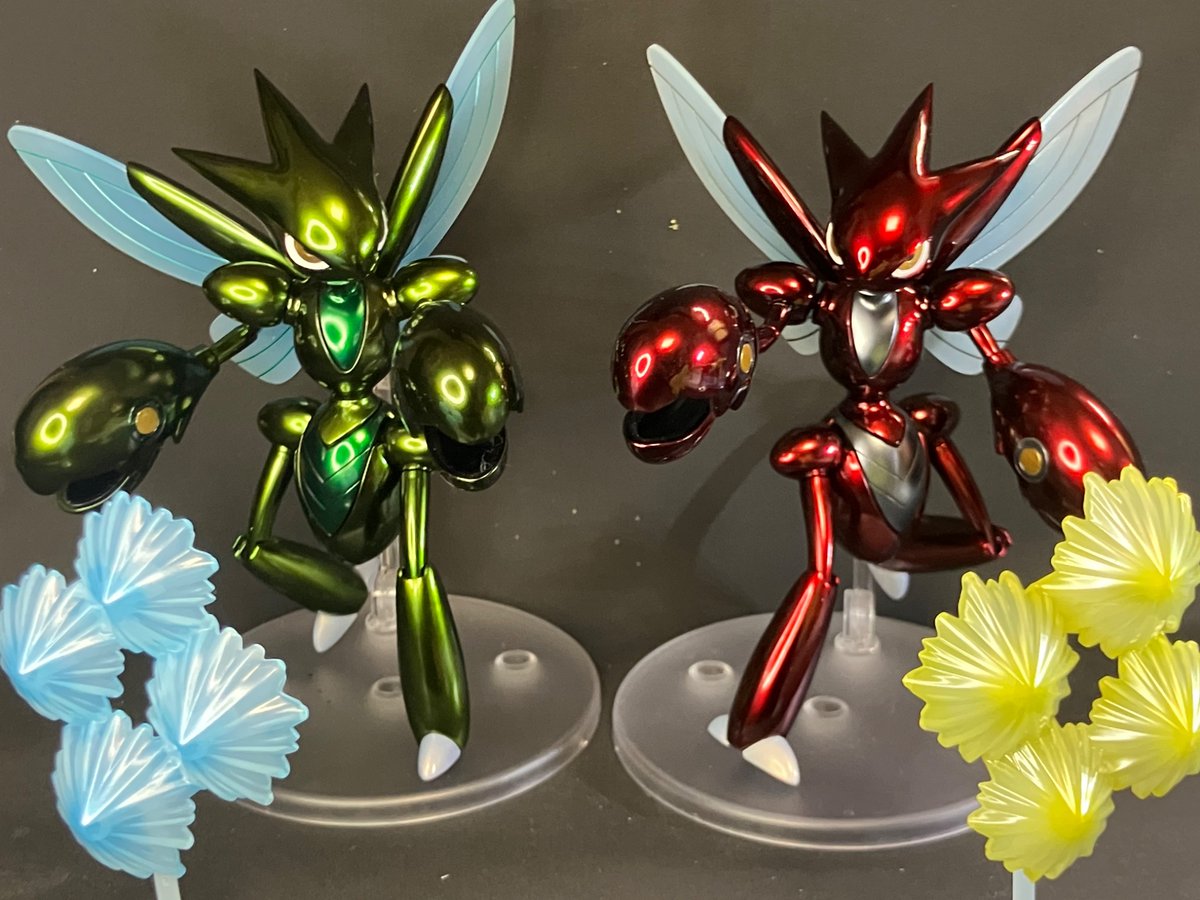 所長のハッサムを参考に嫁ポケなるバレパンマンを全塗装した！ 暗い