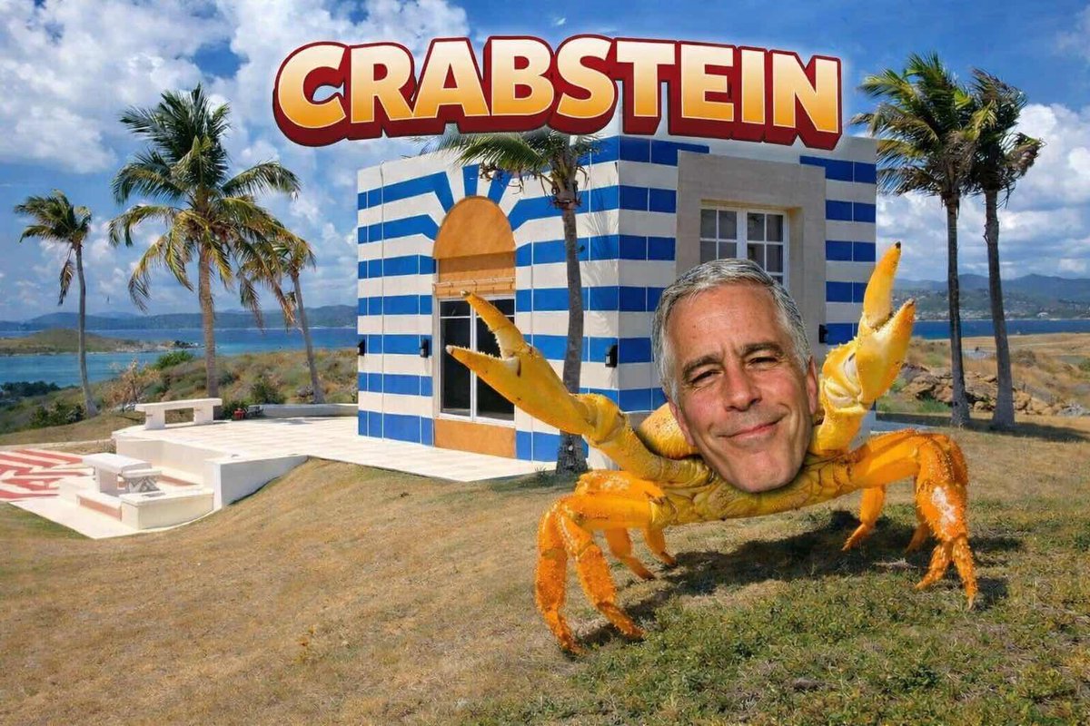 CrabTru is on 400k , DiCrabrio ran yesterday...

More Epstein files are leaked let`s send 

Jeffrey Crabstein...