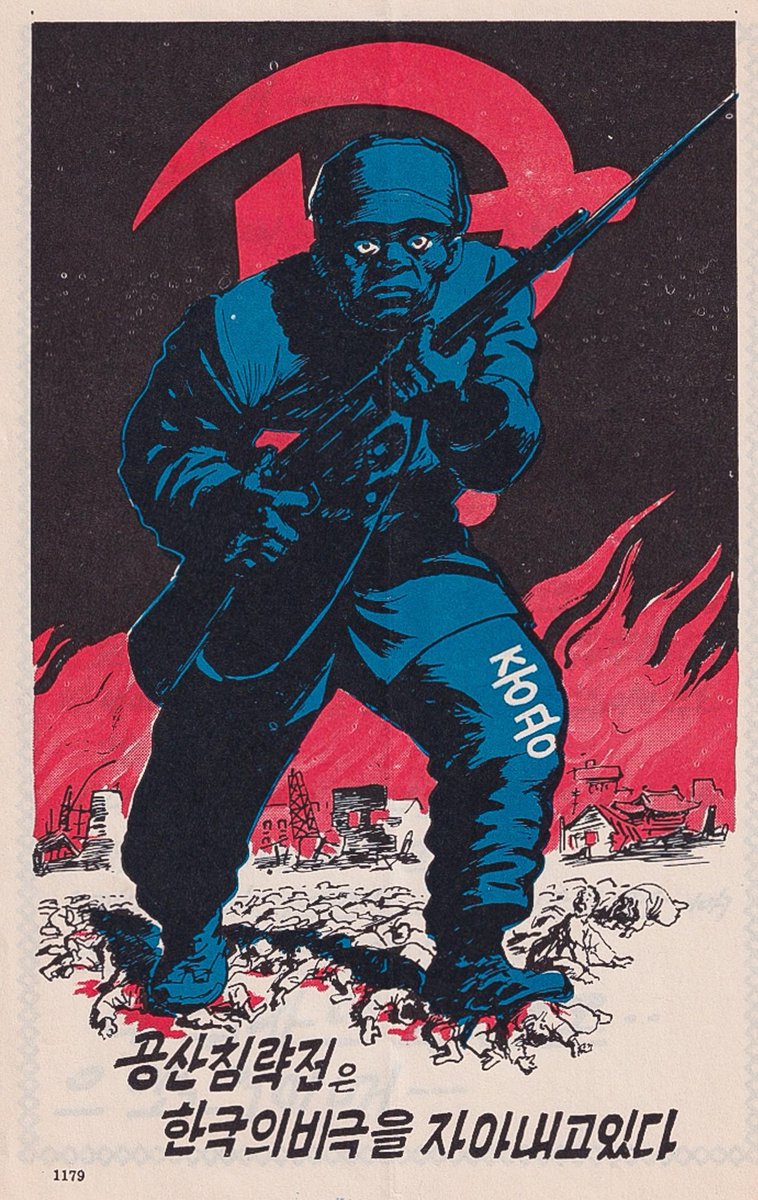 propagandopolis's tweet image. 'Death is coming!' — Anti-communist leaflets produced by the US 1st Radio Broadcasting and Leaflet Group during the Korean War.