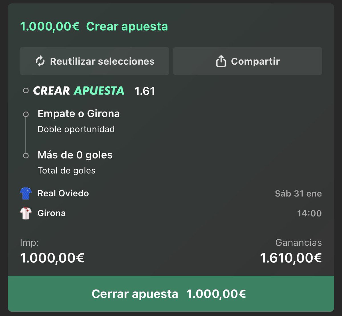 La 1a del día en el Oviedo - Girona.

Van a haber muchas más hoy por el canal 👇

t.me/+rAuvijewSGk2Y…