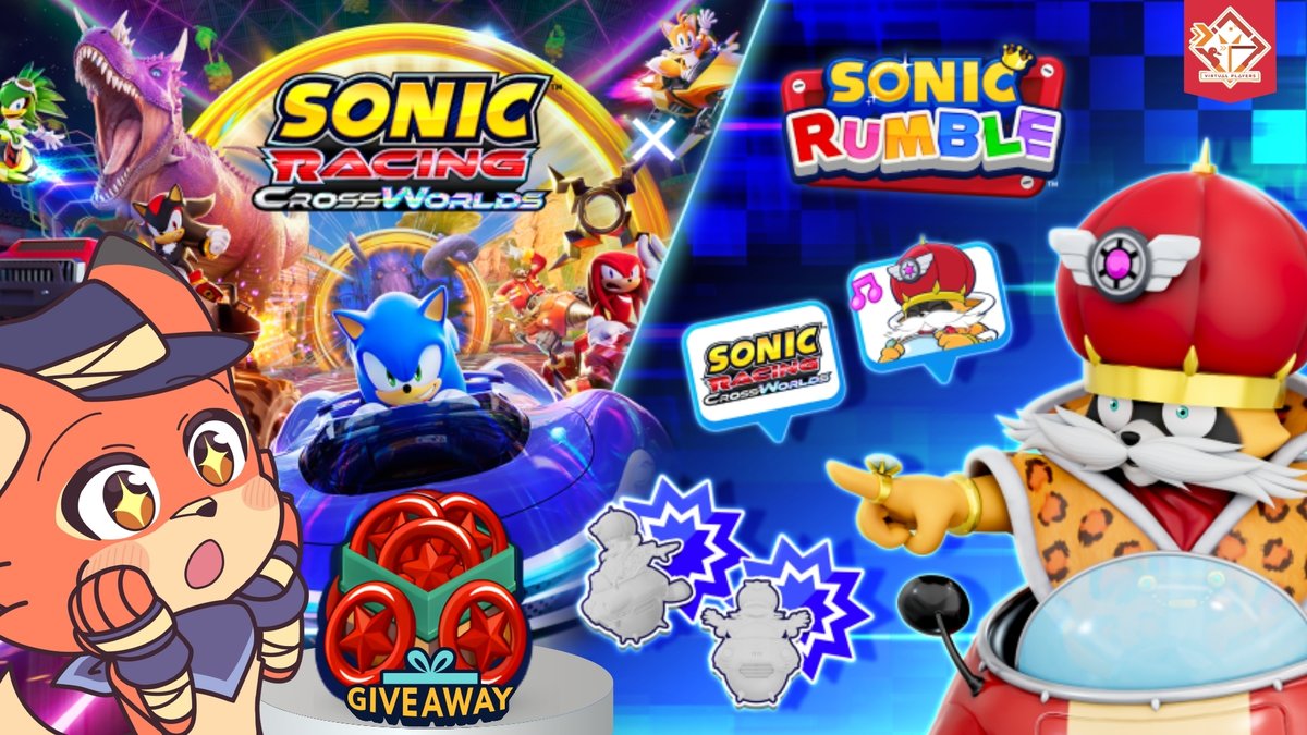 🔴 L 1 V E   N 0 W
SONIC RUMBLE - Sonic Racing: CrossWorlds Crossover Missions! + LAST 300 RED STAR RINGS GIVEAWAY | Use Code: hazcofox

🔽LINKS ARE HERE🔽
youtube.com/live/lSRyiStfv…
twitch.tv/HazcoFox

#SonicRumble #SonicRumblePartner