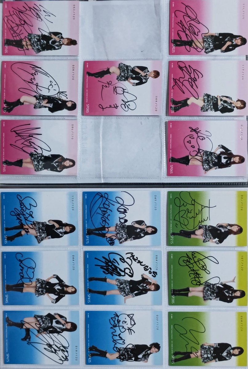 自分調べでEPOCHのフィギュアスケートのサイン枚数はこんな感じ 高橋