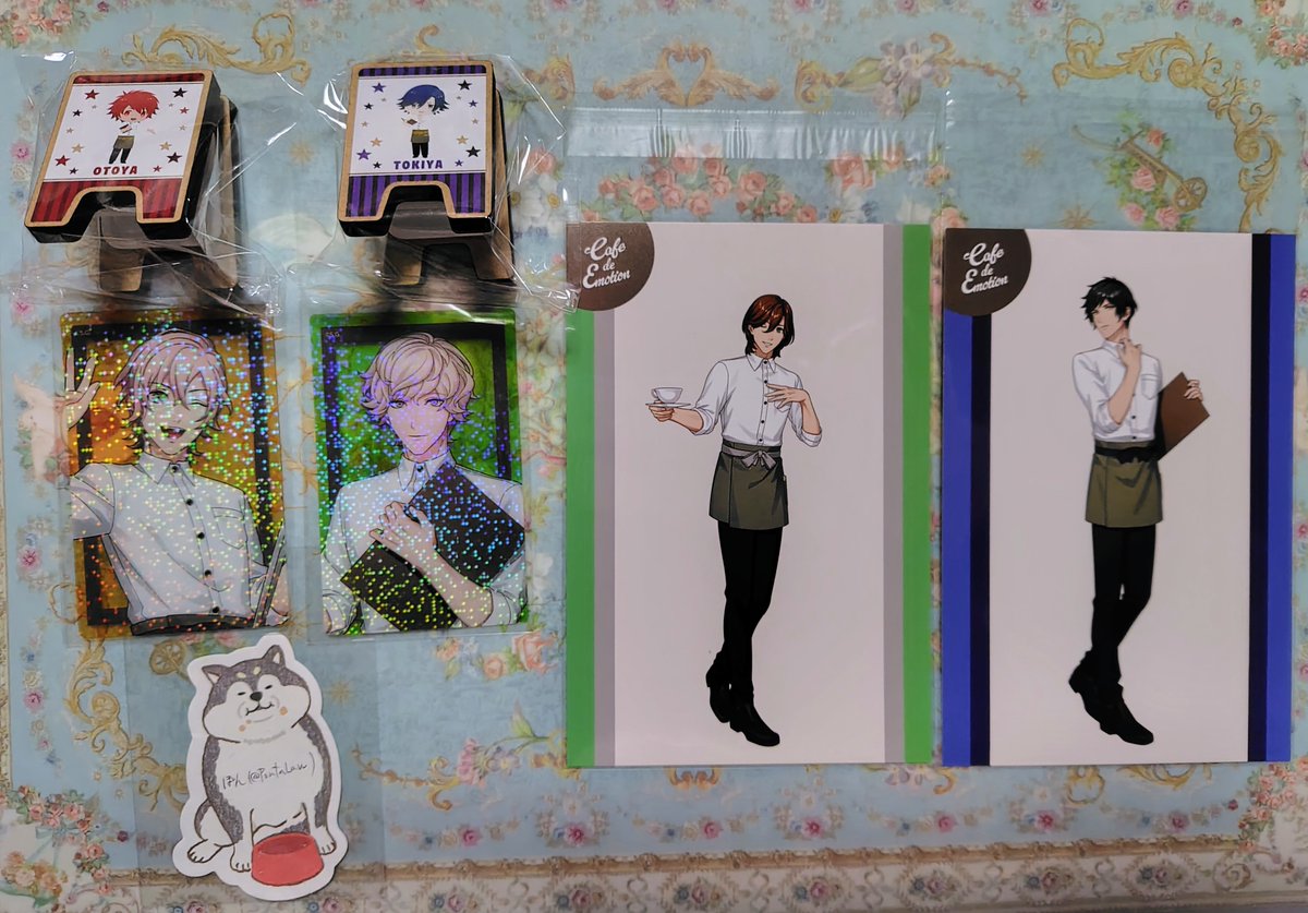 交換・譲渡】うたプリ ライエモ スイパラ 看板風クリップ クリアカード