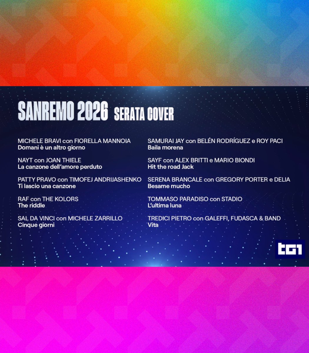 Tutti i duetti di #Sanremo2026 💐