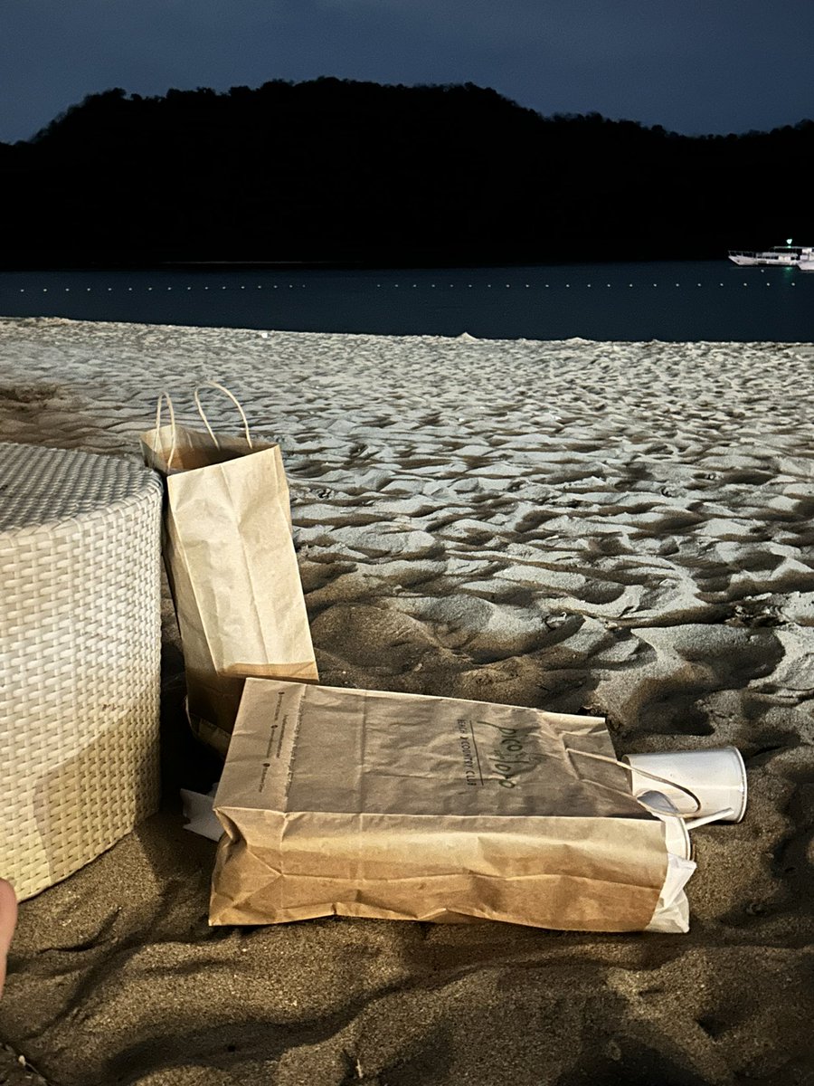 This is so frustrating. These people were able to afford to gas up, pay the entrance fee at this cove, bought these bags of food but somehow forgot to put their trash in the bins. Ako na po magtatapon, kakahiya po sa ganda ng beach. #picodeloro