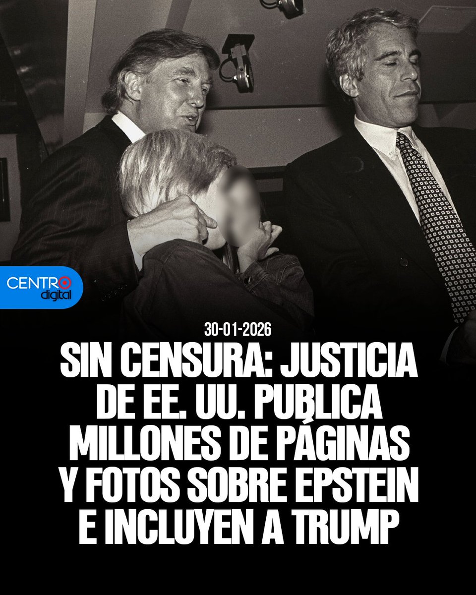 martinfiera's tweet photo. El Departamento de Justicia de EE. UU. publicó 3 millones de páginas y 180.000 fotos del caso Epstein, incluyendo documentos que hacen referencia a Trump y las prácticas de pedofilixa.

En  Perú no veo a ningún medio cubrir estas noticias. https://t.co/F3pv9TJWtk
