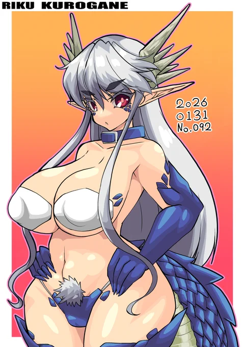 今日の1枚!! うちのドラ子リメイク!!