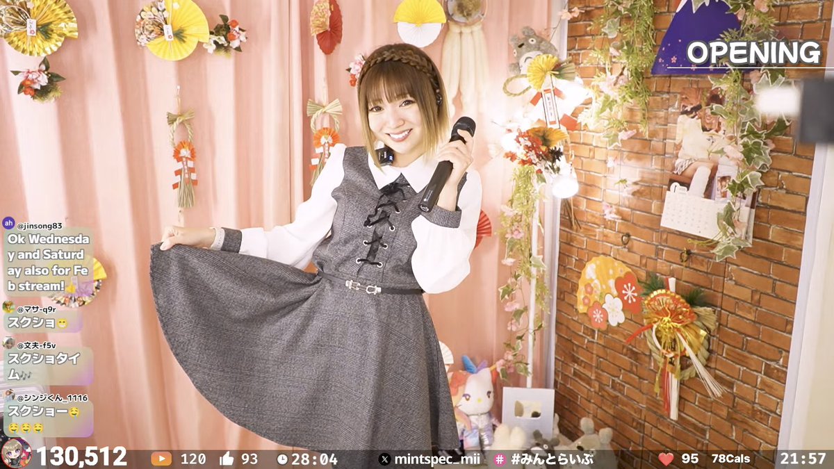 🍅#Mii ちゃんのYouTubeライブ🎶#歌枠 第1部始まったよ‼️ #平成歌姫