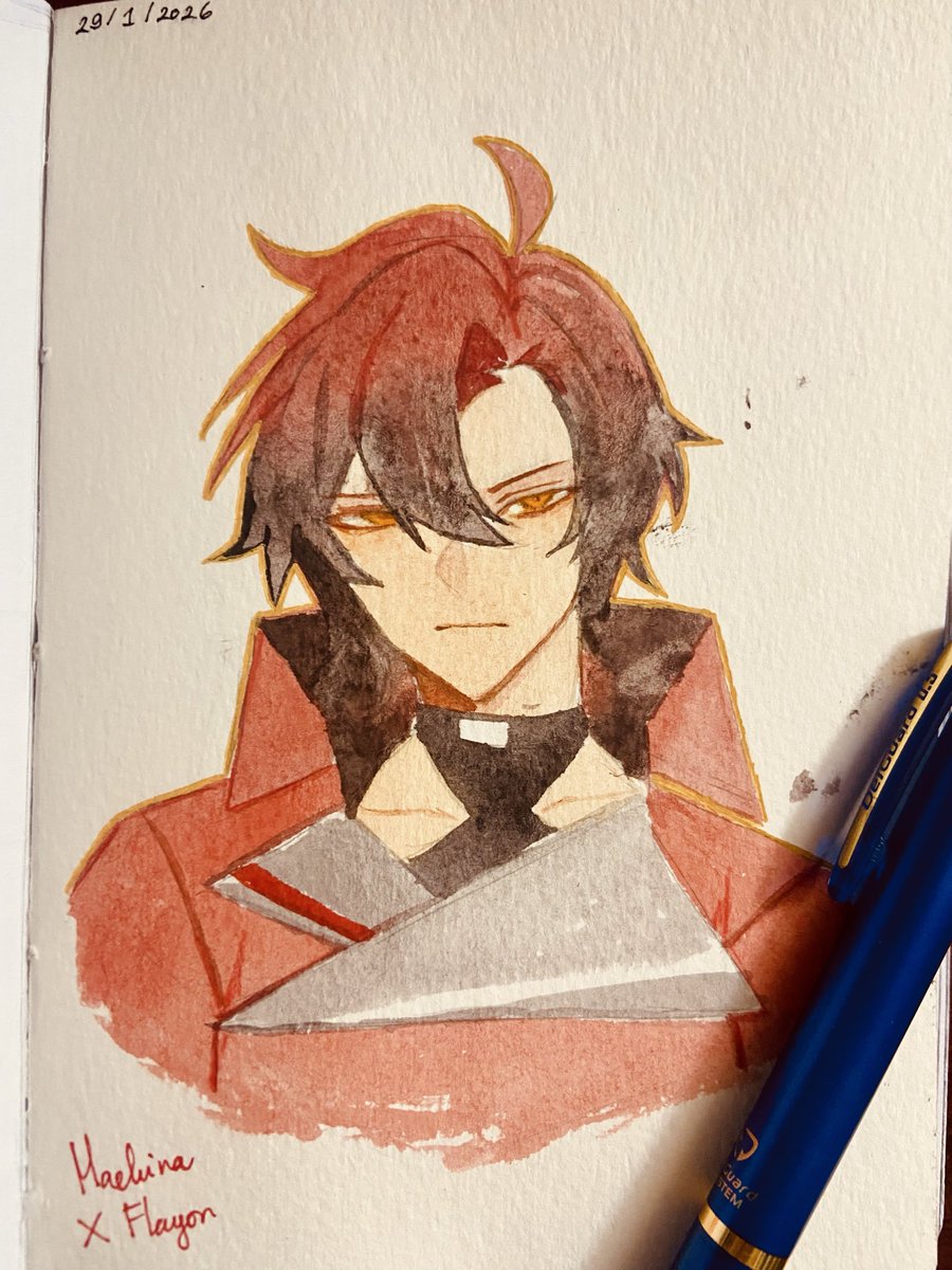 A little traditional art 😳

#FlayonsCrayons