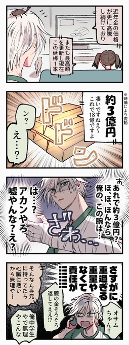 令和のゴールデンアーム事情(4コマ) 