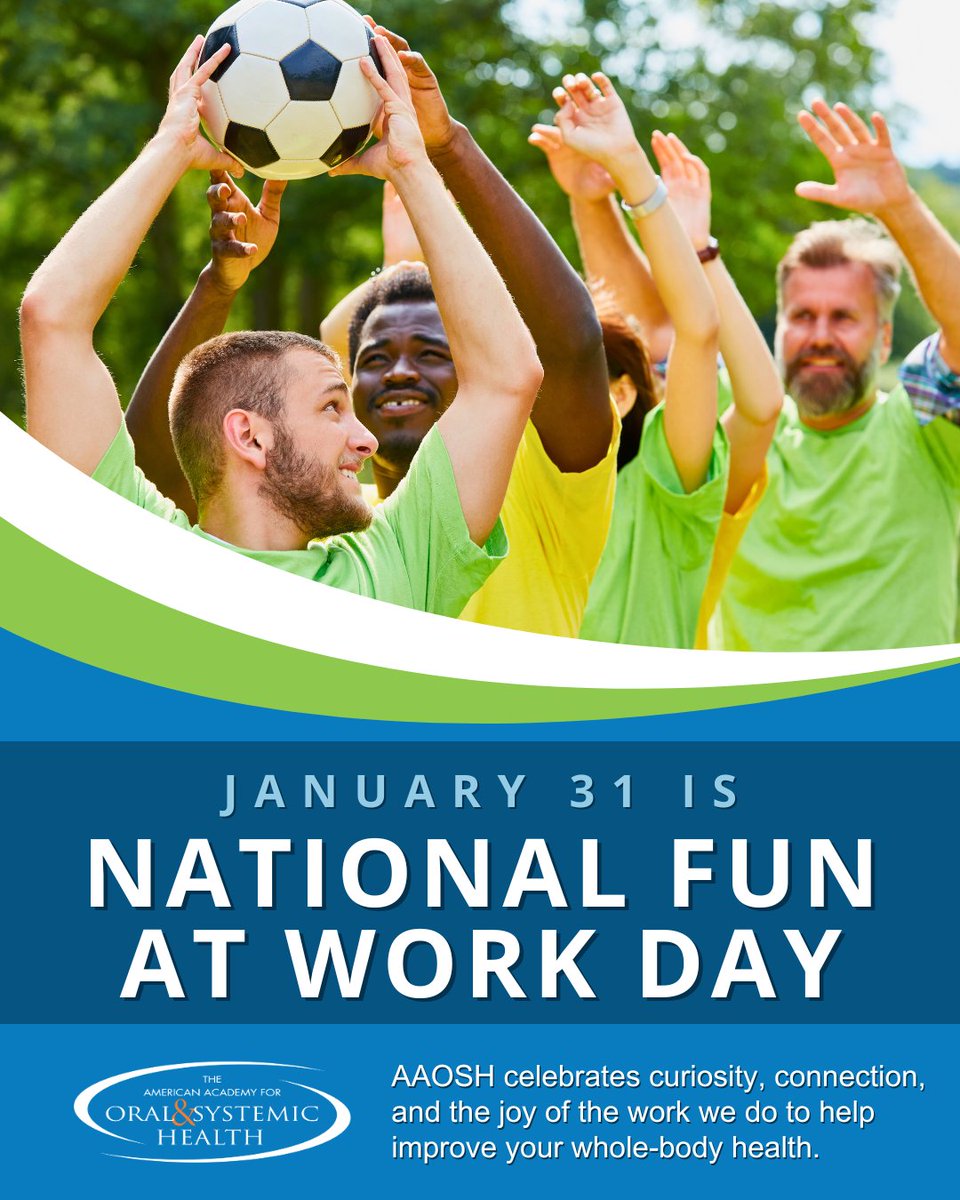 AAOSHconnect's tweet image. Healthcare is serious work, but learning and collaboration should still be fun! 😄
Here’s to curiosity, connection, and enjoying the work we do to improve whole-body health for all!

#FunAtWorkDay #LoveWhatYouDo #AAOSH